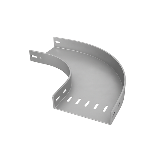 90 Degrees Horizontal Bend Solid Bottom Cable Tray
