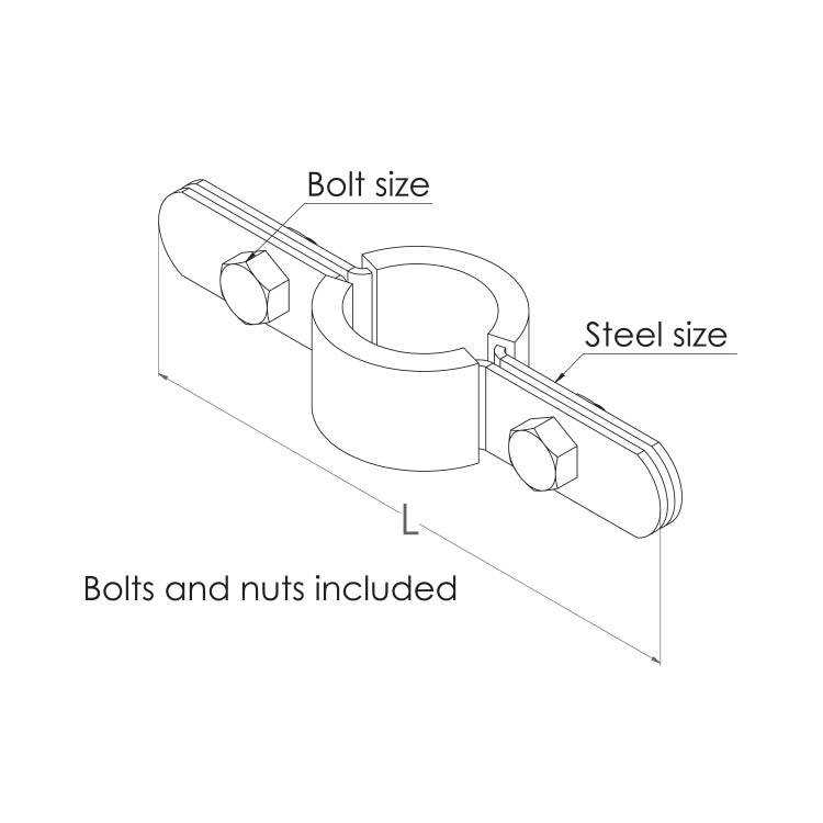 Coated Riser Clamp