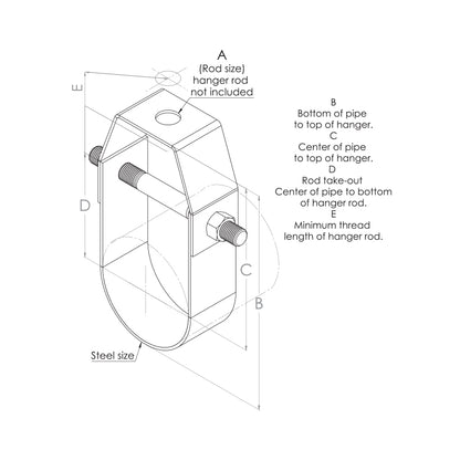 Stainless Steel Clevis Hanger