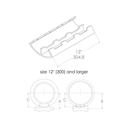 Pipe Covering Protection Saddle