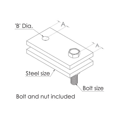 Light Welded Steel Bracket Clip