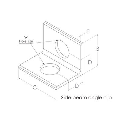 Side Beam Angle Clip