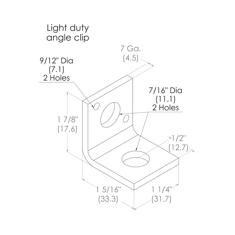 Side Beam Angle Clip