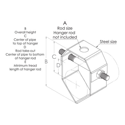 V Bottom Clevis Hanger