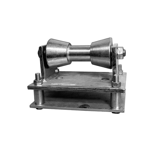 Adjustable Roller Stand with Base Plate